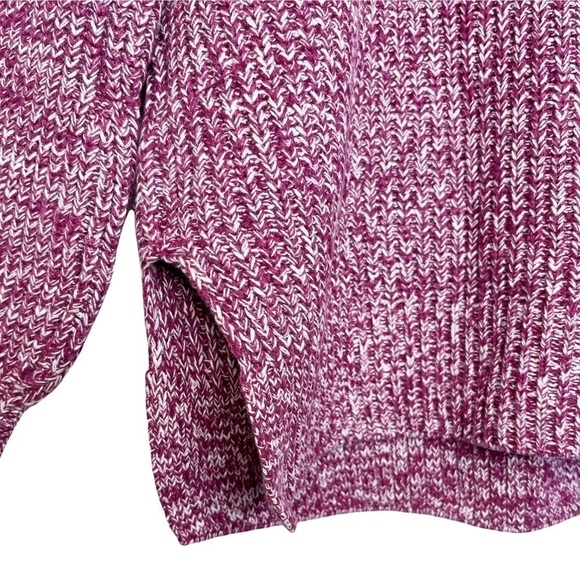 CUPCAKES & CASHMERE NWT Cotton Shaker Knit Sweater Size Small in Raspberry - Picture 10 of 13
